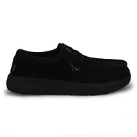 Men's Wally Comf Suede Casual Shoe - Black