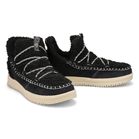 Women's Camden Suede Cozy Slip On Ankle Boot - Bla