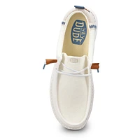 Flâneur décontracté WALLY SUMMER LINEN, blanc/gris