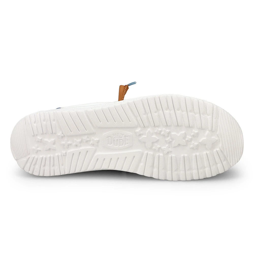 Flâneur décontracté WALLY SUMMER LINEN, blanc/gris