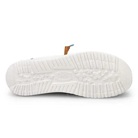 Flâneur décontracté WALLY SUMMER LINEN, blanc/gris