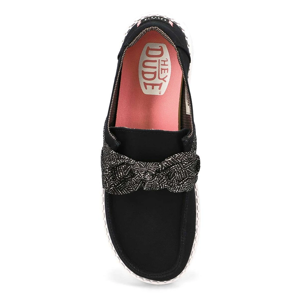 Women's Wendy Bow Essentials Casual Shoe - Black