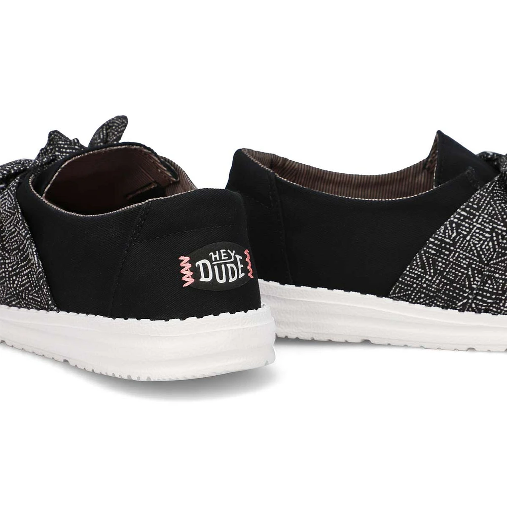 Women's Wendy Bow Essentials Casual Shoe - Black