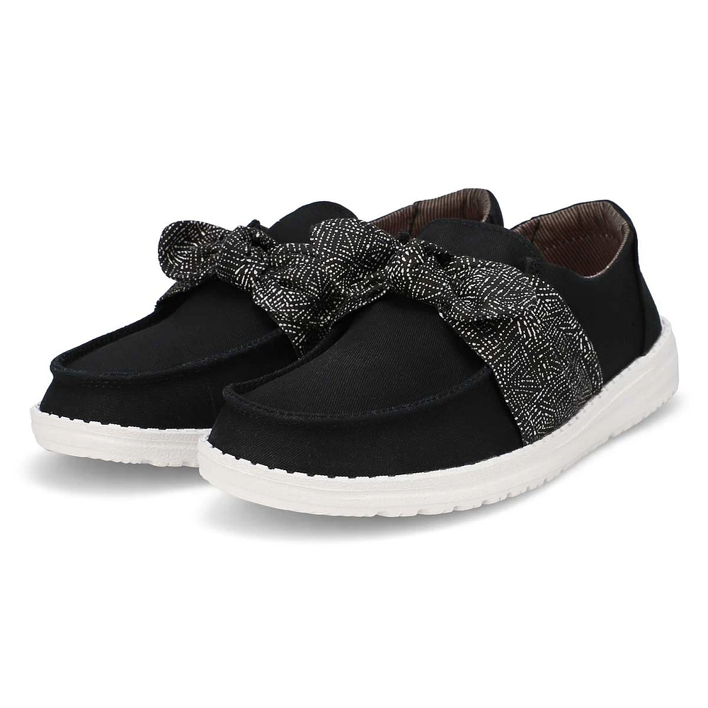 Women's Wendy Bow Essentials Casual Shoe - Black