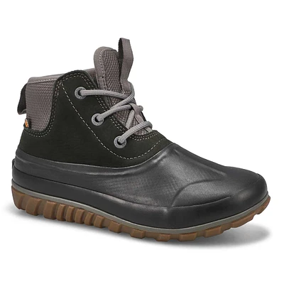 Women's Classic Casual Lace Waterproof Boot - Dark