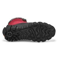 Women's Cedar Quilt Lace Waterproof Boot - Black