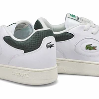 Espadrille en cuir LINESET, blc/vert foncé, hommes