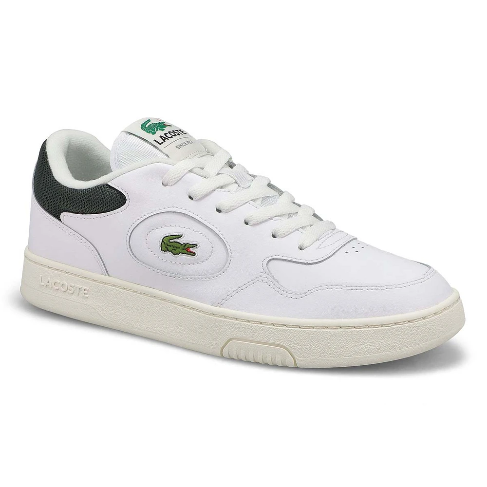 Espadrille en cuir LINESET, blc/vert foncé, hommes