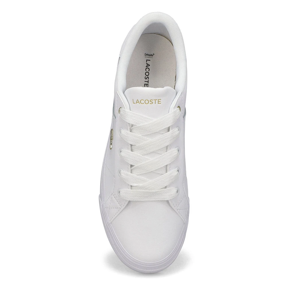 Women's Ziane Platform Lace Up Sneaker - White/Whi