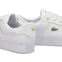 Women's Ziane Platform Lace Up Sneaker - White/Whi