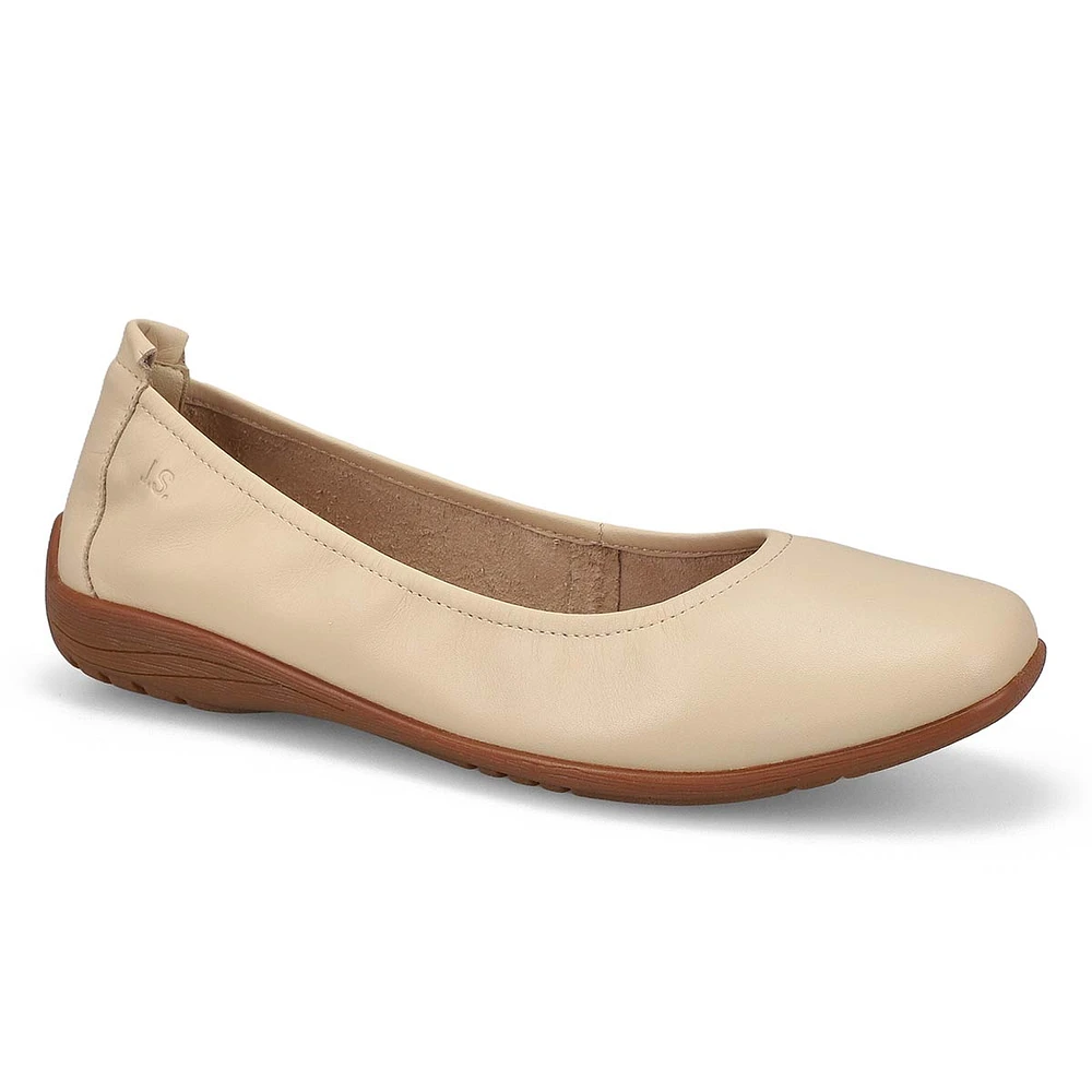 Women's Fenja 01 Leather Ballerina Flat - Basalt