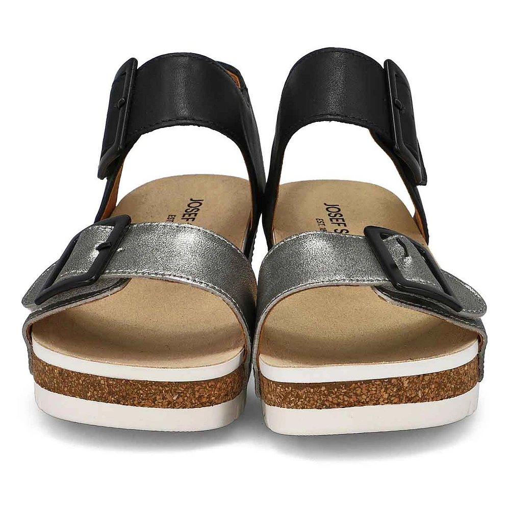 Women's Quinn 02 Leather Wedge Sandal