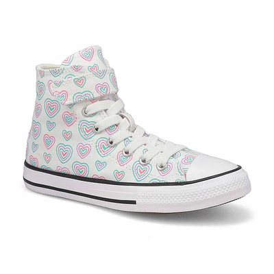 Girls Chuck Taylor All Start 1V Happy Hearts Sneak