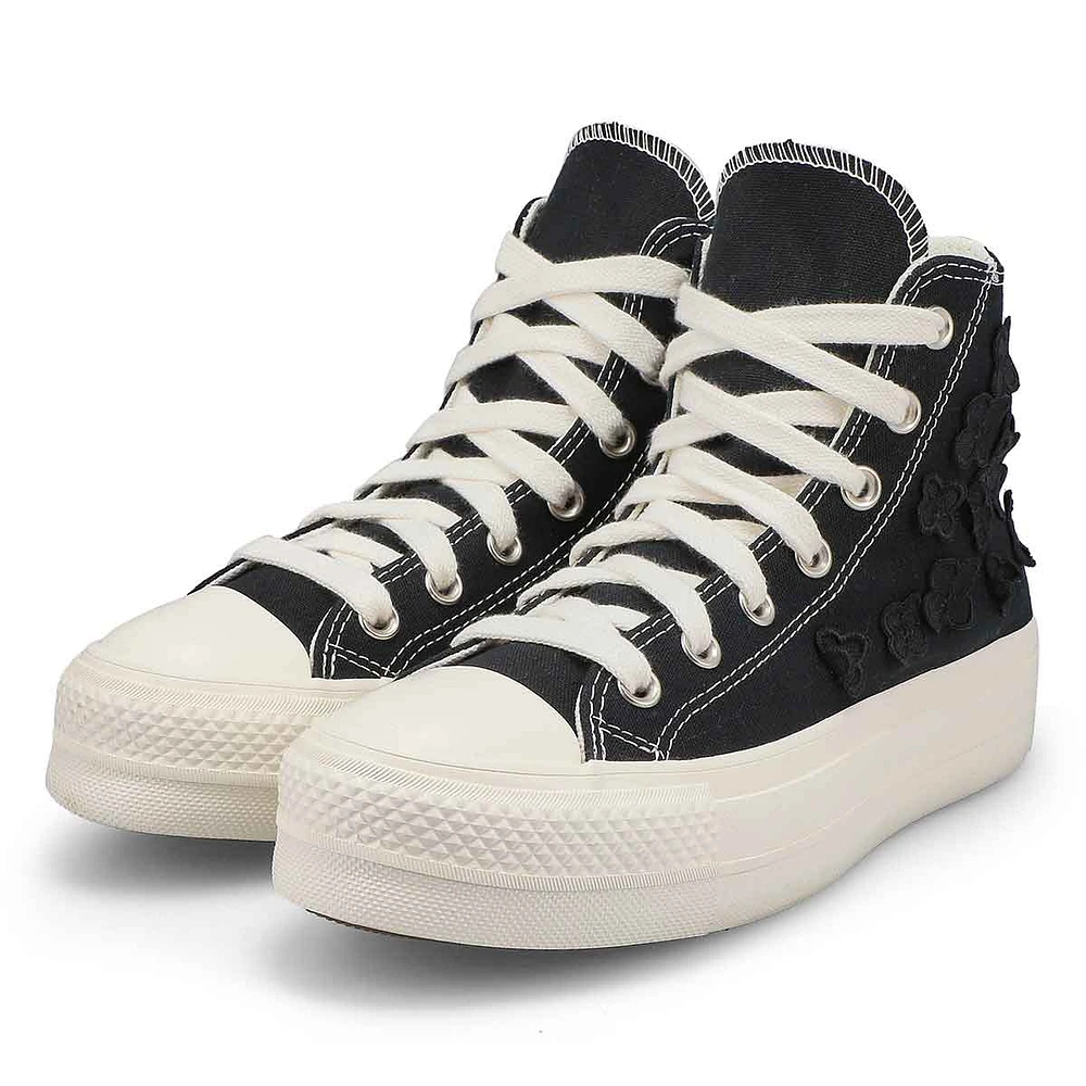 Lds Chuck Taylor All Star Lift Flower Play Platfor