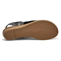 Women's Beaches Casual Sandal - Black Tie Dye
