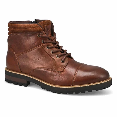 Bottine en cuir à lacets BENNETT, noir, hommes