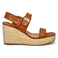 Women's Best Ankle Strap Wedge Sandal - Black