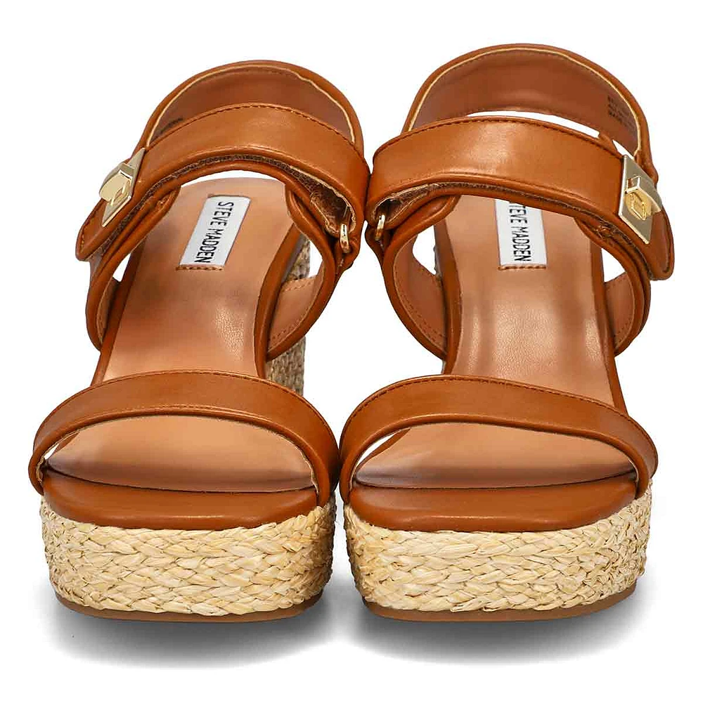 Women's Best Ankle Strap Wedge Sandal - Black