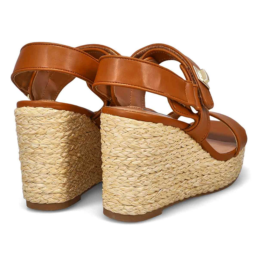 Women's Best Ankle Strap Wedge Sandal - Black