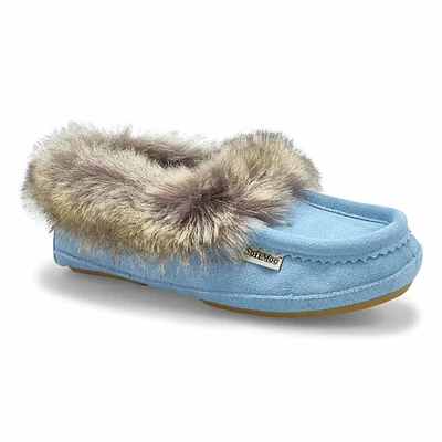 SoftMocs avec fausse fourrure CARROT 5, bleu ple,