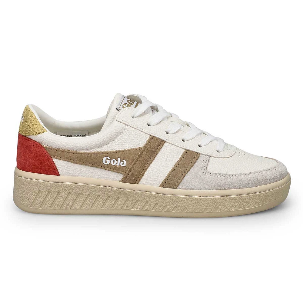 Baskets GRANDSLAM TRIDENT, blanc/os/lin, femmes