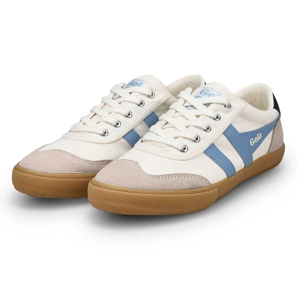 Baskets en toile BADMINTON, blanc cassé/air/marine