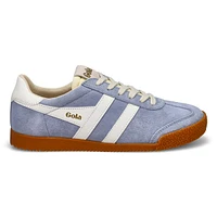 Women's Elan Lace Up Suede Sneaker - Air/White