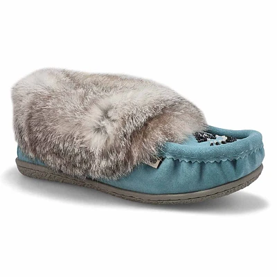 Women's Cute 5 Rabbit Fur SoftMocs