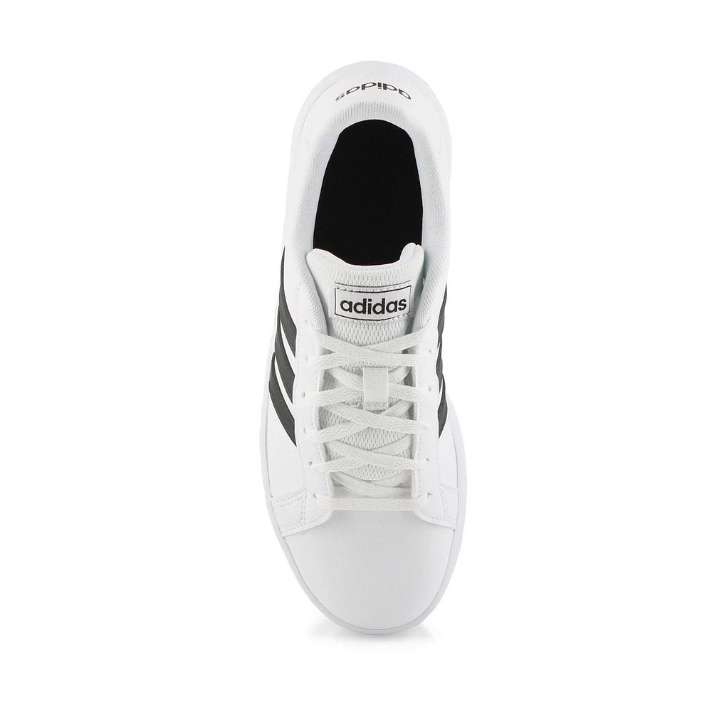 Kid's Grand Court Sneaker - White/Black