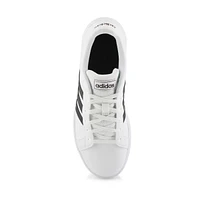 Kid's Grand Court Sneaker - White/Black