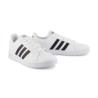 Kid's Grand Court Sneaker - White/Black