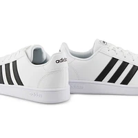 Kid's Grand Court Sneaker - White/Black