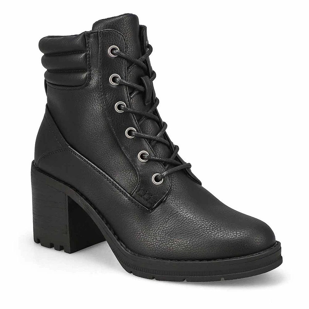 Women's Felicity Platform Lace Up Bootie - Black