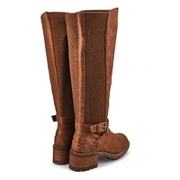 Botte haute d'équitation FREYDIS, noir, femmes