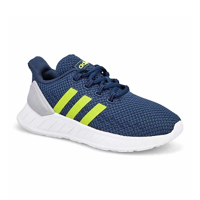 Girls' Questar Flow K Running Shoe - Navy/Yellow