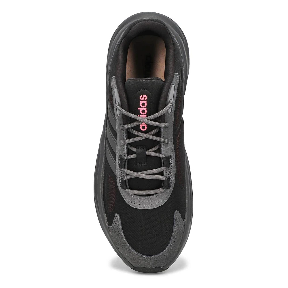 Women's Ozelle Lace Up Sneaker - Black/Iron/Pink