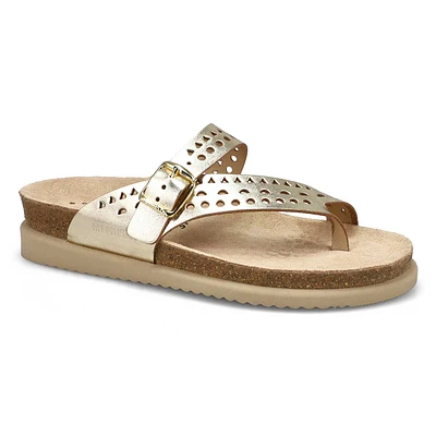 Women's Helena Perforated Footbed Toe Loop Sandal