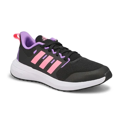 Girls&#x27; FortaRun 2.0 Sneaker - Black/Pink