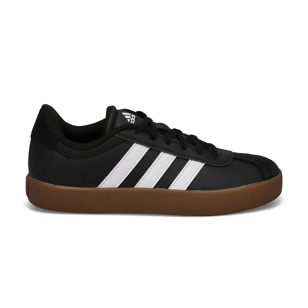 Kids' VL Court 3.0 Lace Up Sneaker - White/Black/G