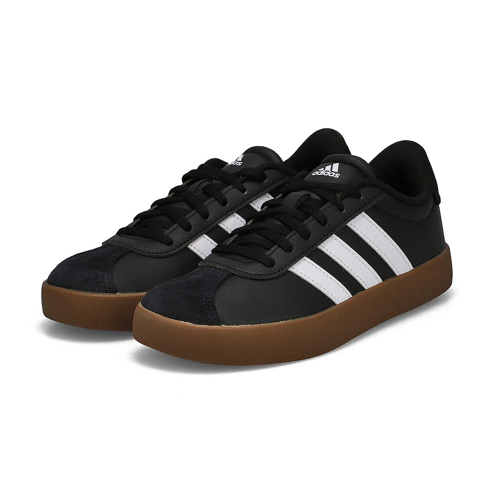 Kids' VL Court 3.0 Lace Up Sneaker - White/Black/G