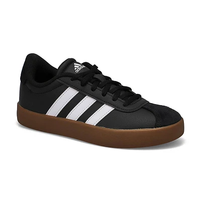 Kids'  VL Court 3.0 K Lace Up Sneaker - Black/Whit
