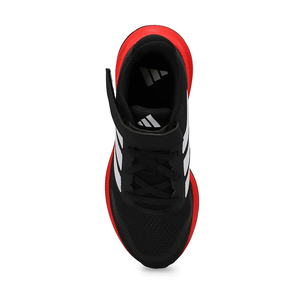 Kids'  Runfalcon 5 EL C Sneaker - Black/White/R