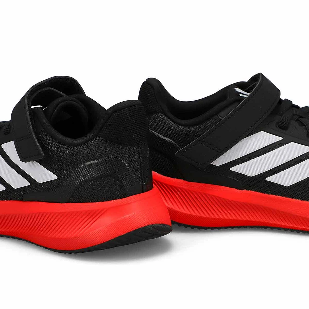Kids'  Runfalcon 5 EL C Sneaker - Black/White/R