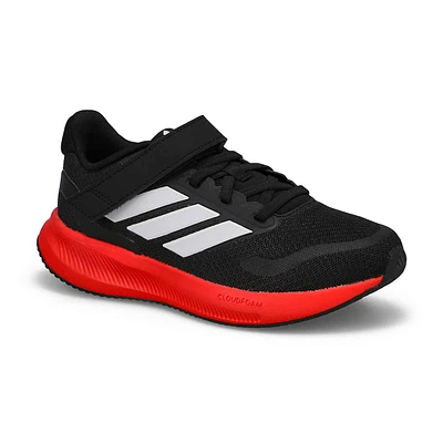 Kids'  Runfalcon 5 EL C Sneaker - Black/White/R