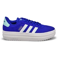 Women's  VL Court Bold Lace Up Sneaker - White/Whi
