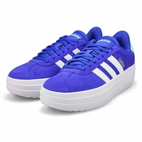 Women's  VL Court Bold Lace Up Sneaker - White/Whi