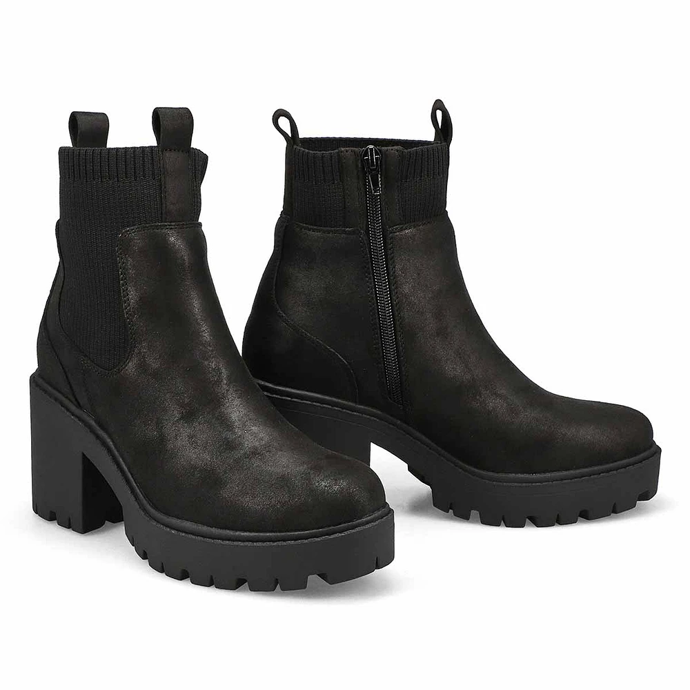 Women's Ingrid Platform Ankle Boot - Black