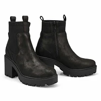 Women's Ingrid Platform Ankle Boot - Black
