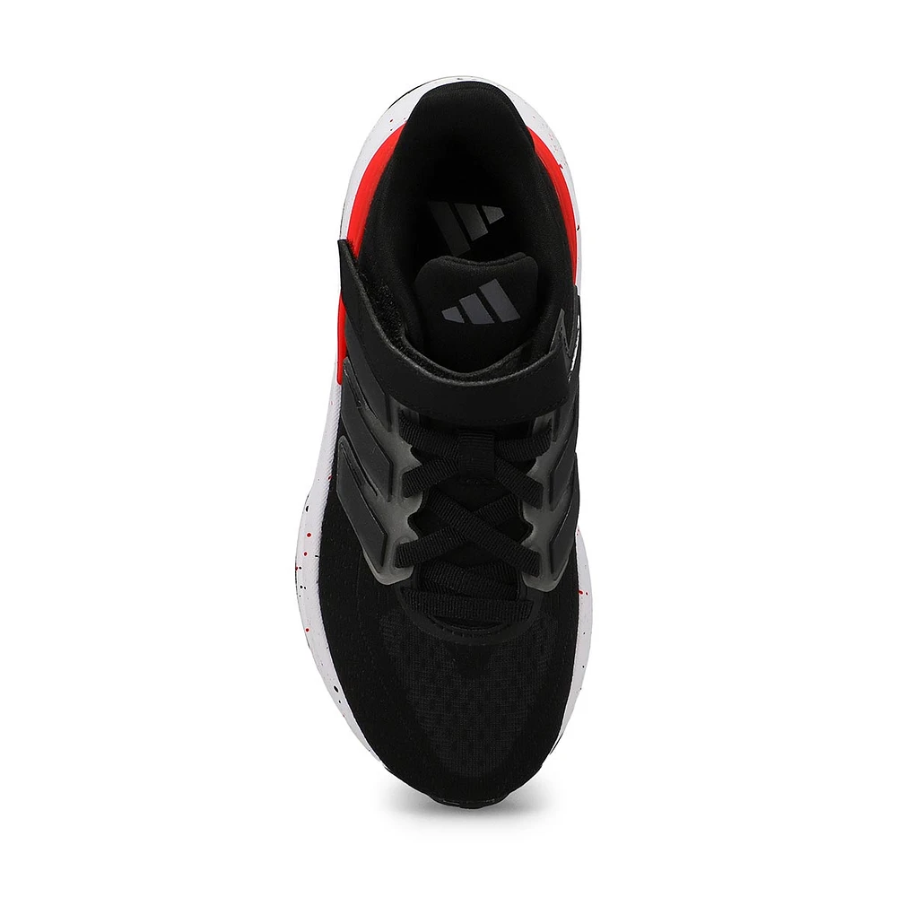 Kids'  UltraRun 5 EL C Sneaker - Black/Grey/Ruby
