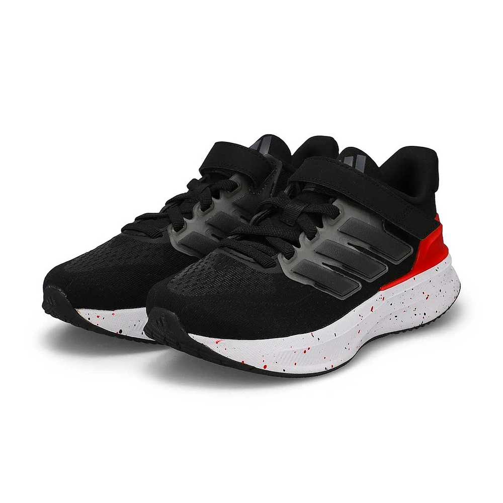 Kids'  UltraRun 5 EL C Sneaker - Black/Grey/Ruby